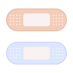A set of two stickers for children drawn in a cute cartoon style. element for wallpaper, wrapping paper, packaging