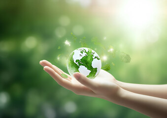 Embracing Earth's Essence: A Human Connection to Nature's Icons (AI Generated)