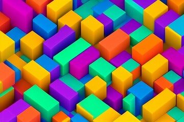 abstract background of cubes AI,Generative AI,Generative
