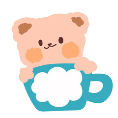 cute korea bear cartoon