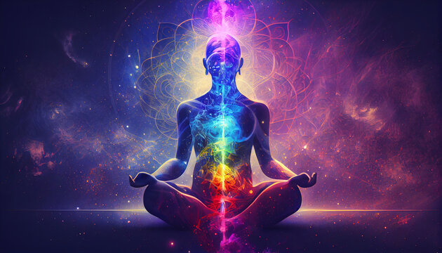 Meditation and spiritual practice concept