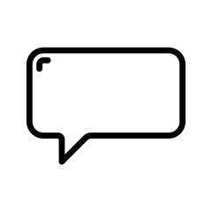 Speech Bubble icon. sign for mobile concept and web design. vector illustration