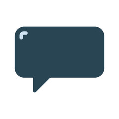 Naklejka premium Speech Bubble icon. sign for mobile concept and web design. vector illustration