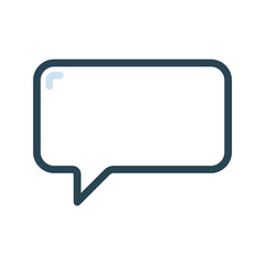 Speech Bubble icon. sign for mobile concept and web design. vector illustration
