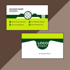 creative and modern business card template.double sided business card template. Corporate Business Card Layout with Blue Accents. professional business card template
