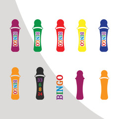 Bingol SVG, Bingo balls Bundle Svg, Bingo Card Svg, Bingo Dauber Svg, Bingo Coloring Svg, Cut file for Silhouette, Clipart, Svg