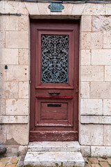 Old and beautiful ornate door