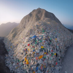 mountain, plastic,