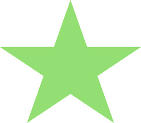 Obraz premium Green star icon