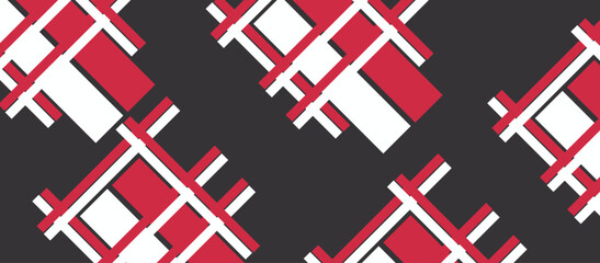 Abstract background with shapes. Greeting card design	