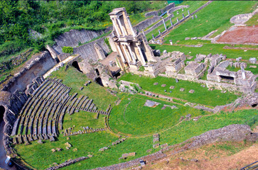 The Roman Theatre In Volterra
