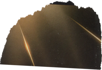 textured scrap of magazine paper