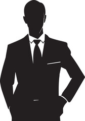 Business man icon, Vector Illustration, SVG