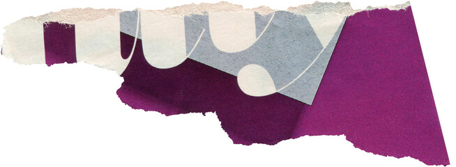 textured scrap of magazine paper