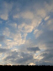 clouds at sunset
