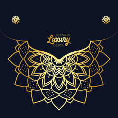 Luxury mandala design background