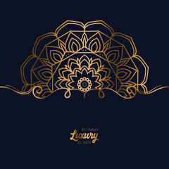 Luxury mandala design background