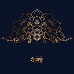 Luxury mandala design background