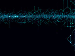 Abstract computer data characters, big data, and internet technology concepts