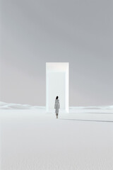 Obraz premium in search of a soul, Generative AI