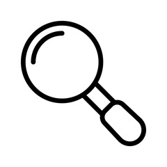 Magnifying Glass icon. sign for mobile concept and web design. vector illustration