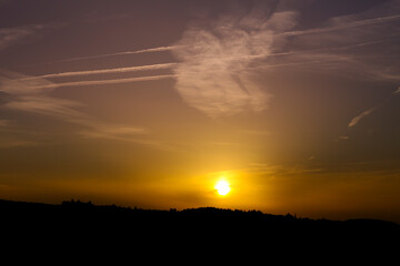Clouds and lovely sky at Sunset in Toledo