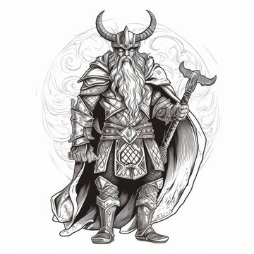 152 Odin Costume Images, Stock Photos, 3D objects, & Vectors