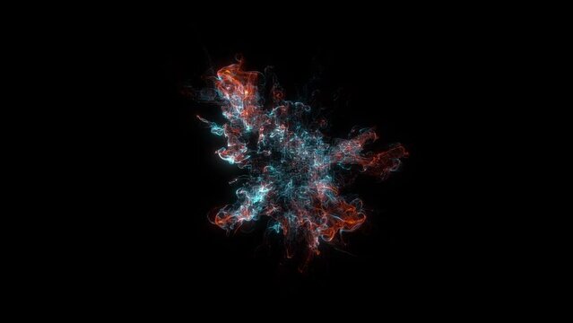 Digital Technology Animation Bright Energy Blast