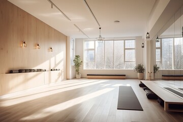 yoga room interior
