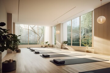 yoga room interior