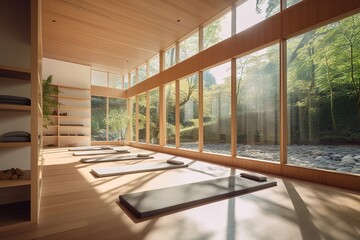 yoga room interior