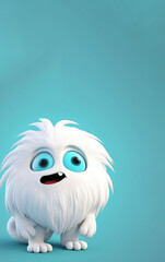 Obraz premium UFO day background with copyspace. Cute,cartoon aliens collection. Commercial banner. Room for Copy. Empty flat background. Generative ai.