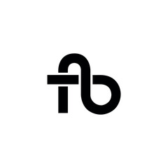 FB Initials logo design. Initial Letter Logo. CREATIVE LUXURY logo template. - obrazy, fototapety, plakaty