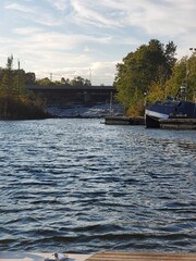 boat on the river