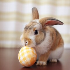 This Easter bunny photo with eggs is a visual feast for the eyes, showcasing the beauty and wonder of the spring season and the joy of Easter in one delightful image.
