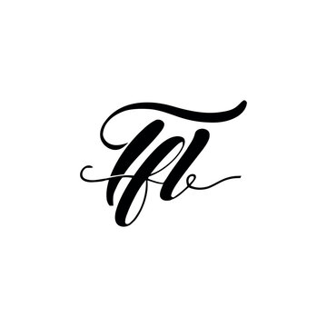 TBF Initials logo design. Initial Letter Logo. CREATIVE LUXURY logo template.