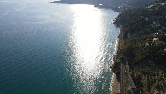 From the Mountains to the Sea: A Stunning Aerial Tour of Liguria