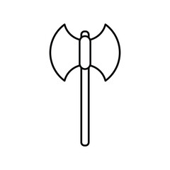 axe icon vector viking weapon sign