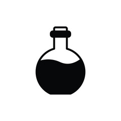 bottle for liquid icon magic bottle vector icon