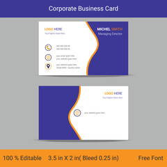 Modern Corporate Business Card Design