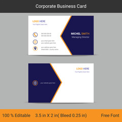 Modern Corporate Business Card Design