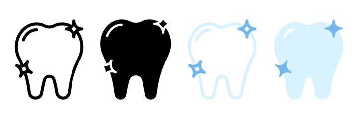 Tooth icon. Dentist sign for mobile concept and web design. vector illustration