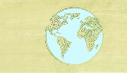 Earth day, environment, ecology, and environmental concept. Conceptual illustration.