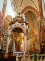 Fototapeta na wymiar San Petronio high altar, Bologna