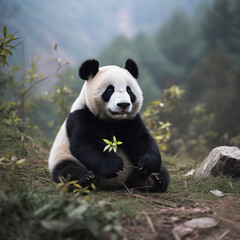 Obraz premium Giant panda bear