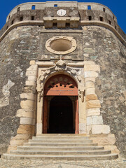 Fototapeta na wymiar Nossa Senhora da Graça Fort inner gate