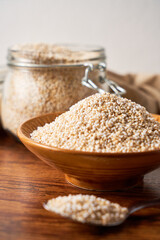 Amaranth seeds in the paper bag - Amaranthus