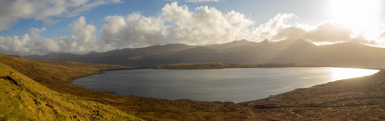 Fototapeta premium Eiðisvatn lake panorama