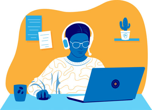 person with laptop