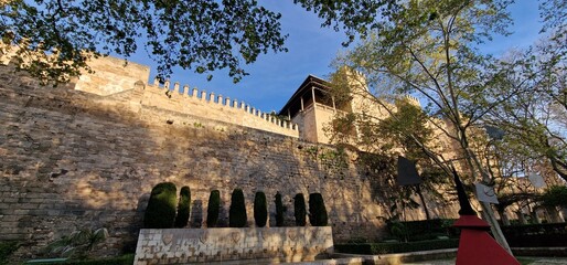 Royal Palace of La Almudaina one of the official residences of the Spanish royal family. Categorized as an Alcázar (fortified palace), it is located in Palma, the capital city of Island of Mallorca